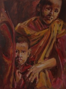 Jonge Tibetaanse monniken          